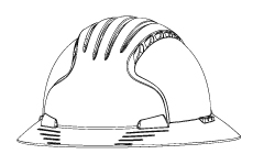 The EVO® 6100 Fullbrim Safety Helmet