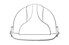 The Classic Mk2® and Mk3® safety helmets front view