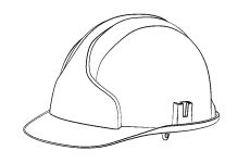 The Classic Mk2® and Mk3® safety helmets isometric view