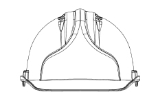The Classic Mk7® safety helmet front view