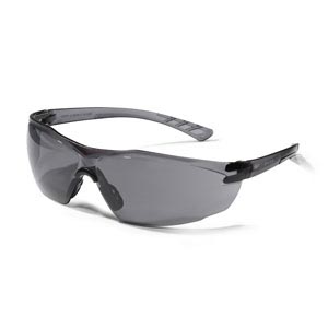 Oxygen™ Safety Specs - Smoke Anti-scratch/Anti-mist Lenses - Black Frames