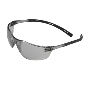 Rigi™ Lightweight Safety Specs - Smoke Lenses - Grey Frames