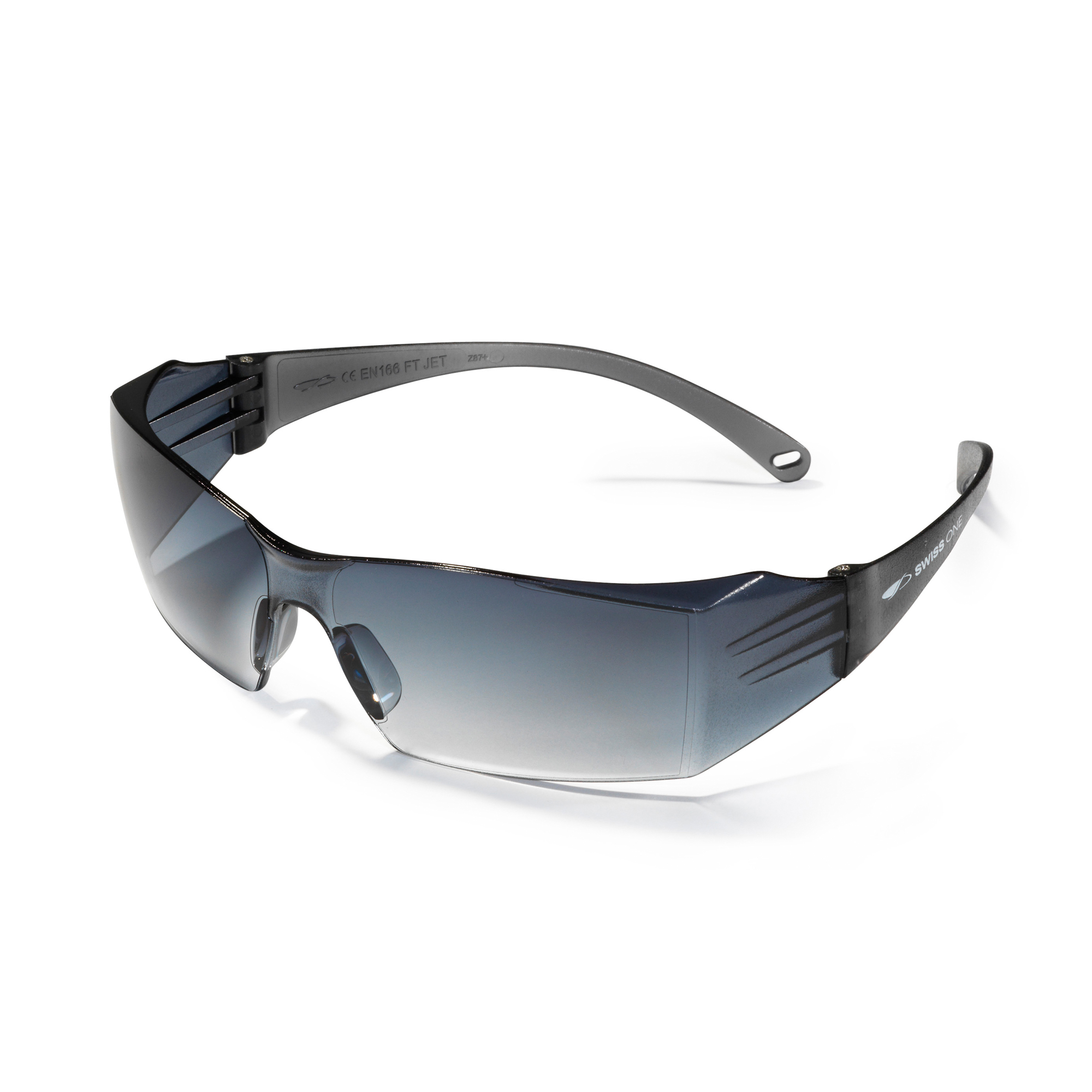 Jet™ Safety Specs Smoke Lenses Black Frames