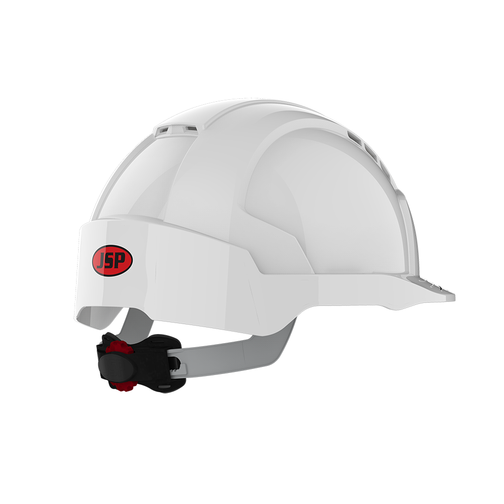color blanco  100 Evolite JSP ajb170-d00  con CR2 y ID soporte para identificación de casco 
