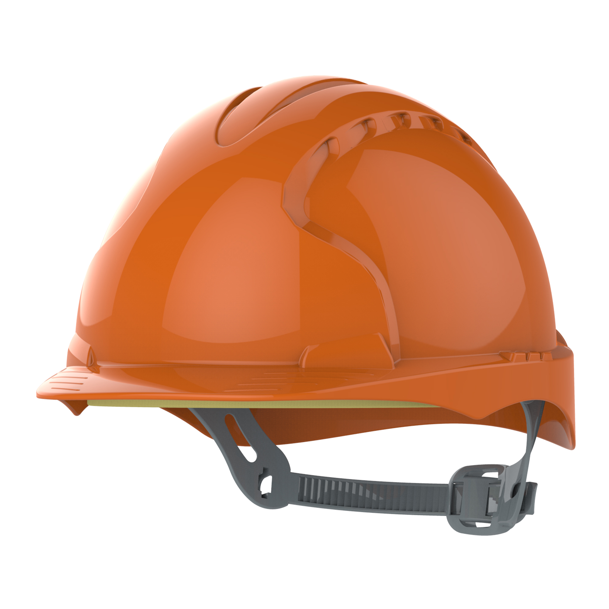 JSP EVO2 Unisex Safety Helmet Vented HDPE Shell Head Protection Hard Hat Black 